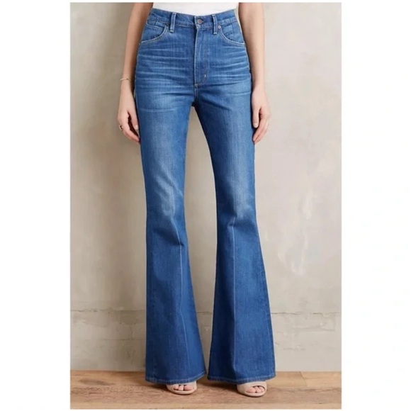 Citizens of Humanity womens blue Cherie high rise flare jeans 24 - Picture 1 of 12